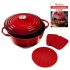 Uno Casa Enameled Cast Iron Dutch Oven with Lid