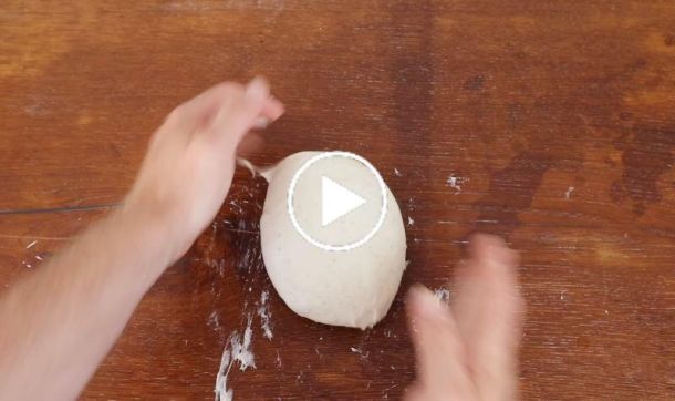 Shaping dough gently