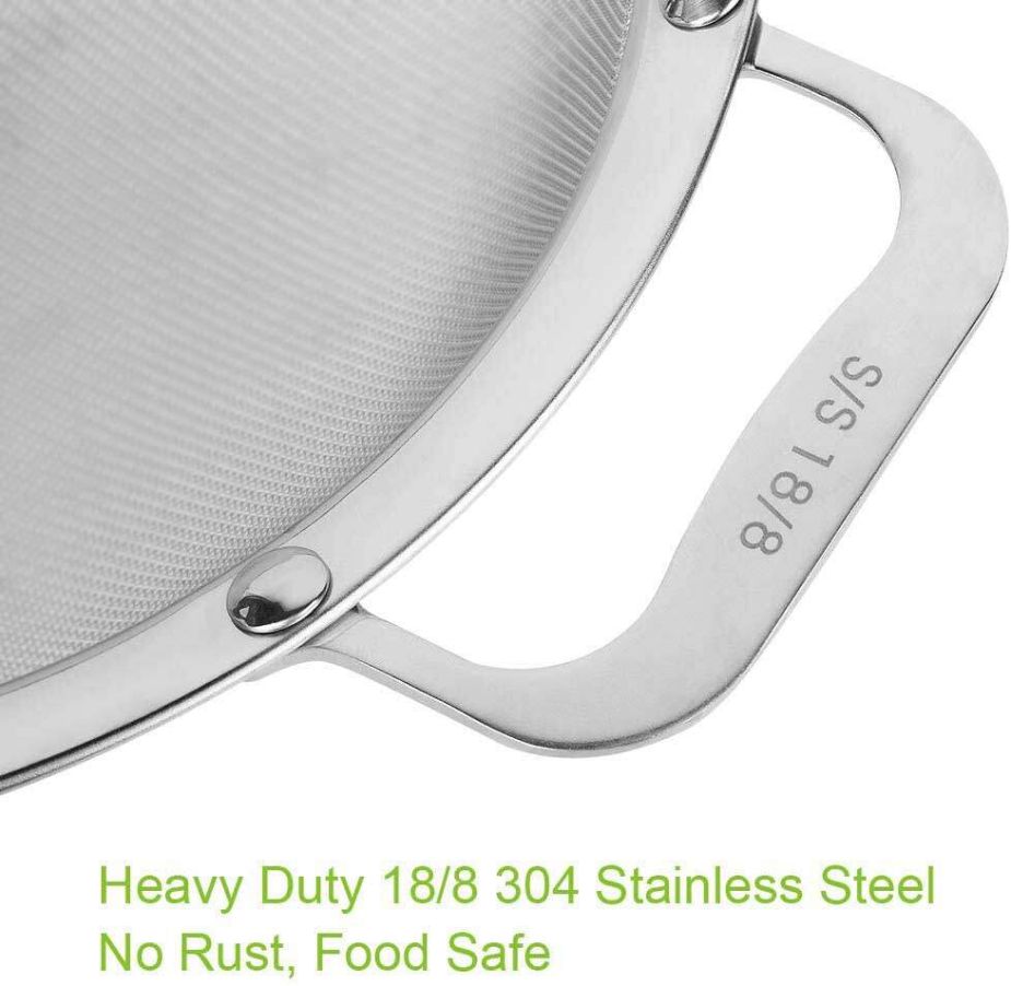 Stainless Steel 18/8 Mesh Strainer