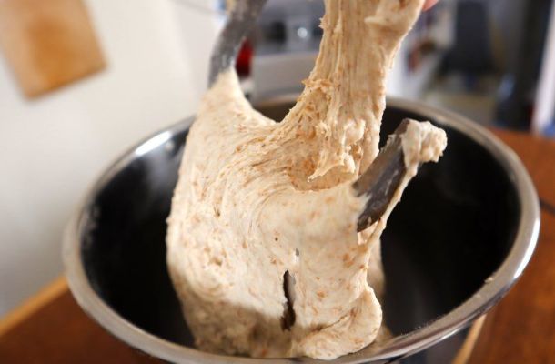 How to knead dough in a stand mixer