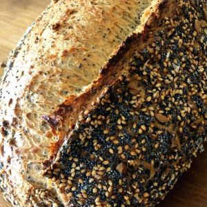 Three seeded bread