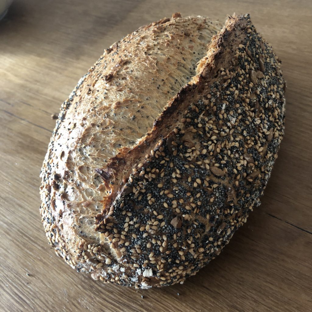 Three Seeded Bread With Poolish Recipe Busby's Bakery School