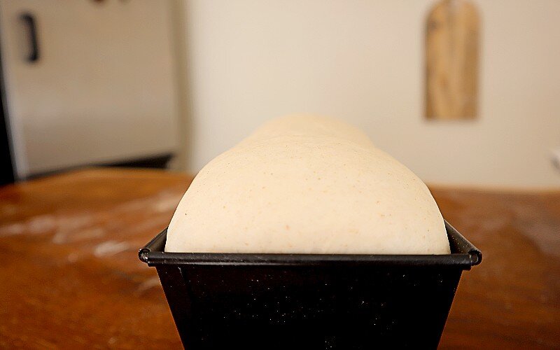Final proof Dough fully proofed
