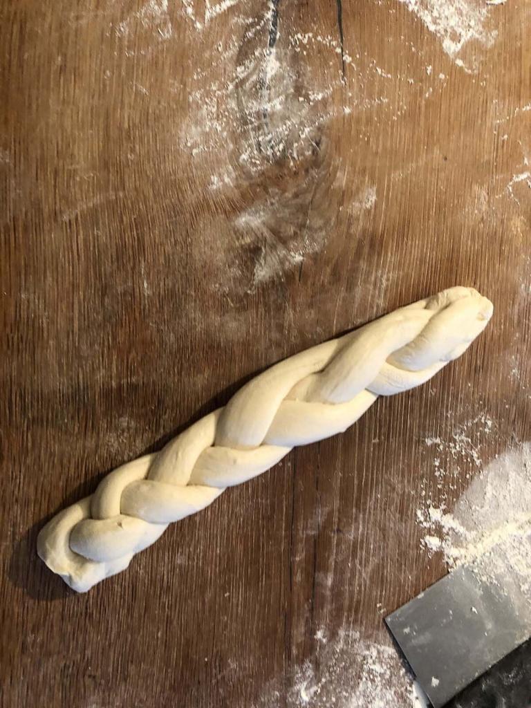 Shaping a plait 12