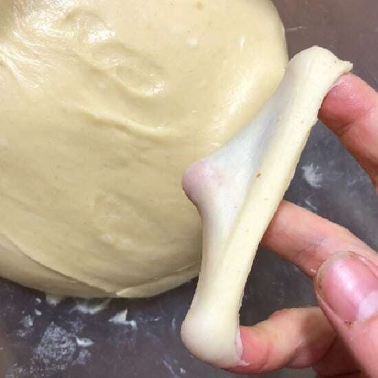 Sticky dough