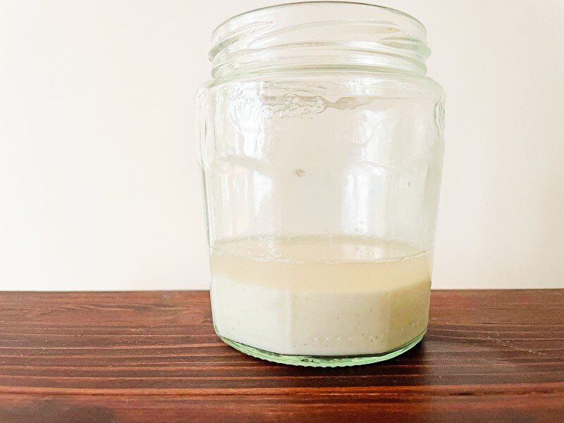 Liquid on top of sourdough starter