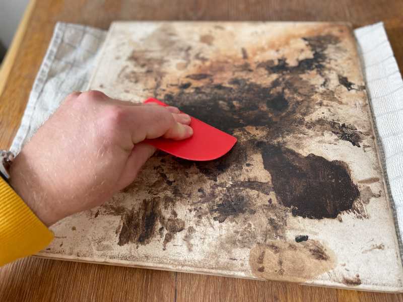 Remove loose dirt