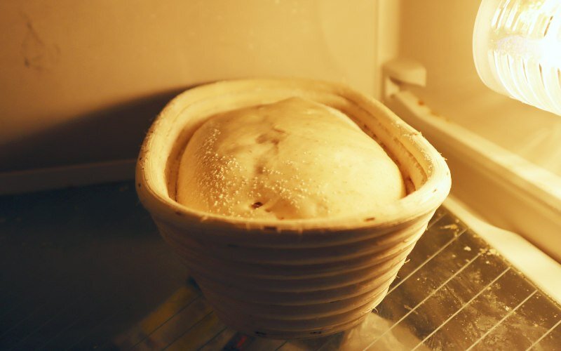 Proofing sourdough in the fridge
